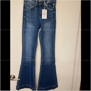 Vervet Blue Bella High-Rise Flare (Size 26)